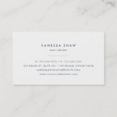 Carte De Visite Brosse | Colorbloc moderne (Dos)