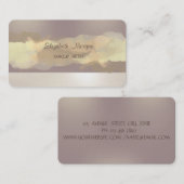 Carte De Visite Brosse d'aquarelle moderne (Devant / Derrière)