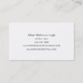 Carte De Visite Brosse d'artiste (Dos)