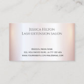 Carte De Visite Brosse de maquillage géométrique professionnelle (Dos)