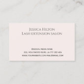 Carte De Visite Brosse de maquillage géométrique professionnelle (Dos)