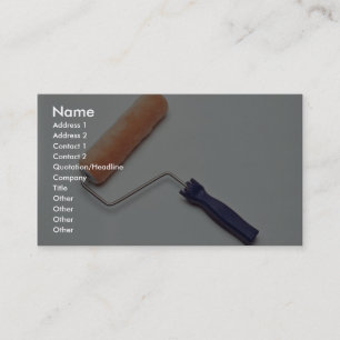 Carte De Visite Brosse de rouleau