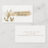 Carte De Visite Brosse d'or, Broom, Nettoyeur de vide (Devant / Derrière)