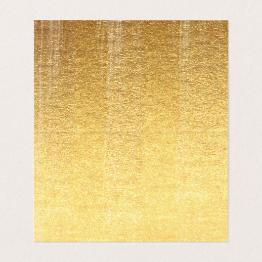 Carte De Visite Brosse en or moderne (Intérieur déplié)