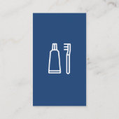 Carte De Visite Brosse et coller | Dentaire (Dos)