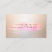 Carte De Visite Brosse professionnelle Cupcake Macaron Boulangerie (Dos)