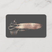 Carte De Visite Brosse professionnelle, Cupcake, Sucres (Devant)