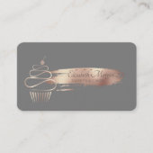 Carte De Visite Brosse professionnelle, Cupcake, Sweet Grey (Devant)