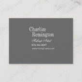 Carte De Visite Brosses de diva de maquillage - maquilleur de (Dos)