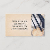 Carte De Visite Brosses de maquillage | Lashes oculaires (Dos)