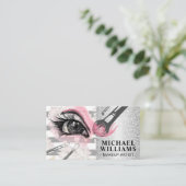 Carte De Visite Brosses de maquillage | Oeil (Debout devant)