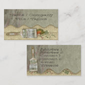 Carte De Visite Brosses de Painter´s (Devant / Derrière)