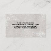 Carte De Visite Brosses de texture d'or | Mur texturé (Dos)