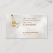 Carte De Visite Brosses et palette de maquillage de luxe (Dos)