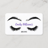 Carte De Visite Brosses Lashes Microblading (Devant)