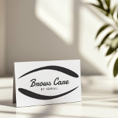 Carte De Visite Brosses post-soins Eyebrow permanent forme simple