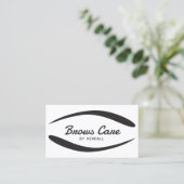 Carte De Visite Brosses post-soins Eyebrow permanent forme simple (Debout devant)