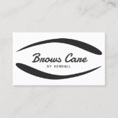 Carte De Visite Brosses post-soins Eyebrow permanent forme simple (Devant)