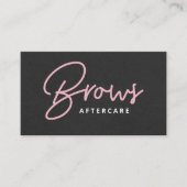 Carte De Visite Brosses roses noires - Broches post-soins PMU - In (Devant)