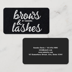 Carte De Visite Brosses sourcils
