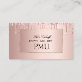 Carte De Visite Brosses ULM Microblading Henna Salon (Devant)