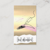 Carte De Visite Brosses ULM Microblading Henna Salon (Devant)