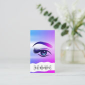 Carte De Visite Brosses ULM Microblading Henna Salon (Debout devant)
