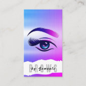 Carte De Visite Brosses ULM Microblading Henna Salon (Devant)