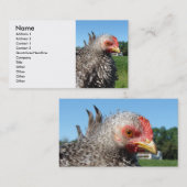 Carte De Visite Brouillard Barré (Devant / Derrière)