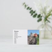 Carte De Visite Brouillard Barré (Debout devant)