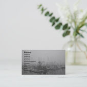 Carte De Visite Brouillard dans le port (Debout devant)