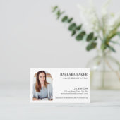 Carte De Visite Brouiller | Arche photo professionnelle pour sage- (Debout devant)