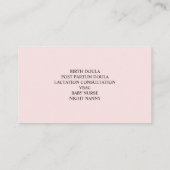 Carte De Visite Brouiller | Arche photo professionnelle pour sage- (Dos)