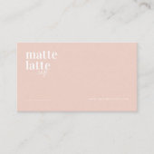 Carte De Visite Brouiller | Moderne Elegant Minimaliste Profession (Devant)