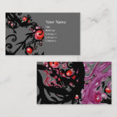 CARTE DE VISITE BROUILLONS NOIRES (Devant / Derrière)