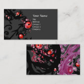 CARTE DE VISITE BROUILLONS NOIRES (Devant / Derrière)