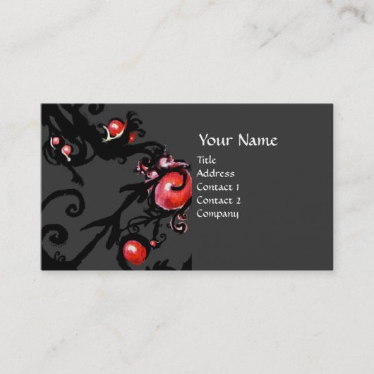 CARTE DE VISITE BROUILLONS NOIRES (Devant)