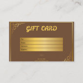 Carte De Visite brown (Devant)