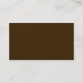 Carte De Visite Brown (Dos)