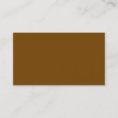 Carte De Visite Brown (Dos)
