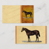 Carte de visite Brown à cheval (Devant / Derrière)