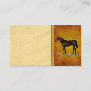 Carte de visite Brown à cheval