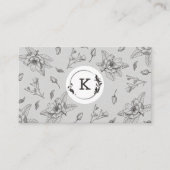 Carte de visite Brown botanique moderne (Devant)