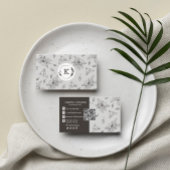 Carte de visite Brown botanique moderne