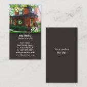 Carte de visite Brown de Chambre d'immobiliers (Devant / Derrière)