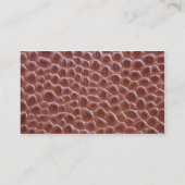 Carte de visite Brown de cuir de crocodile (Dos)