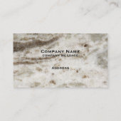 Carte de visite Brown de granit (Dos)