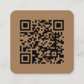 Carte de visite Brown de l'instructeur de conduite (Dos)