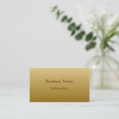 Carte de visite Brown d'or (Debout devant)