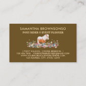 Carte De Visite Brown Horse Pony Ride Walk Breed Farm (Dos)